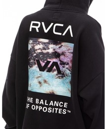 RVCA | RVCA メンズ MANIC HOODIE パーカー【2022年秋冬モデル】/ルーカプルオーバーバックプリントパーカー(パーカー)