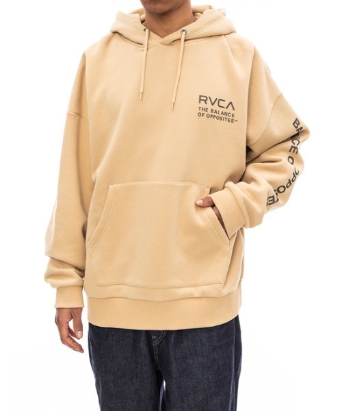 RVCA(ルーカ)の「RVCA メンズ MANIC HOODIE パーカー【2022年秋冬モデル】/ルーカプルオーバーバックプリントパーカー(パーカー・メンズ・ブラック/ホワイト/ベージュ・X-LARGE/SMALL/LARGE/MEDIUM)」の18枚目の写真