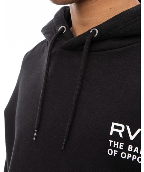 RVCA(ルーカ)の「RVCA メンズ MANIC HOODIE パーカー【2022年秋冬モデル】/ルーカプルオーバーバックプリントパーカー(パーカー・メンズ・ブラック/ホワイト/ベージュ・X-LARGE/SMALL/LARGE/MEDIUM)」の10枚目の写真
