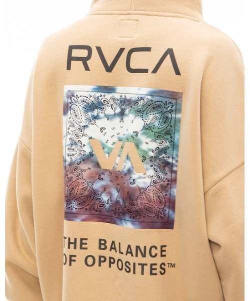 RVCA(ルーカ)の「RVCA メンズ MANIC HOODIE パーカー【2022年秋冬モデル】/ルーカプルオーバーバックプリントパーカー(パーカー・メンズ・ブラック/ホワイト/ベージュ・X-LARGE/SMALL/LARGE/MEDIUM)」の21枚目の写真