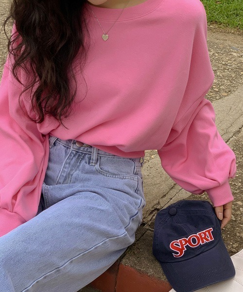 SONA（ソナ）の「SONYUNARA [SONA MADE]7days#シリーズバルーンクロップトレーナー（スウェット・レディース・ピンク/グリーン/グレー系その他・FREE）」の10枚目の写真