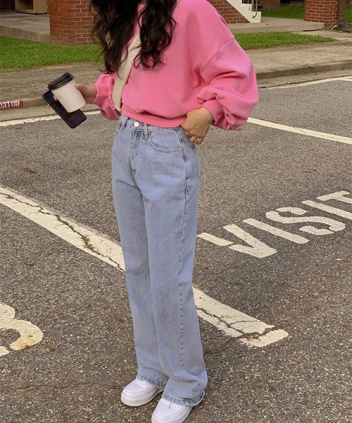 SONA（ソナ）の「SONYUNARA [SONA MADE]7days#シリーズバルーンクロップトレーナー（スウェット・レディース・ピンク/グリーン/グレー系その他・FREE）」の4枚目の写真