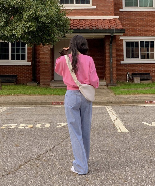 SONA（ソナ）の「SONYUNARA [SONA MADE]7days#シリーズバルーンクロップトレーナー（スウェット・レディース・ピンク/グリーン/グレー系その他・FREE）」の14枚目の写真