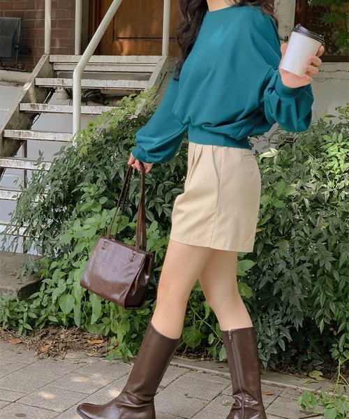 SONA（ソナ）の「SONYUNARA [SONA MADE]7days#シリーズバルーンクロップトレーナー（スウェット・レディース・ピンク/グリーン/グレー系その他・FREE）」の18枚目の写真