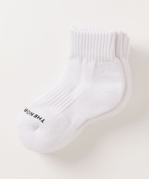 THE NORTH FACE（ザノースフェイス）の「【THE NORTH FACE】KIDS RUNNING DRY 3（ソックス/靴下・キッズ・ホワイト・MEDIUM/LARGE）」の3枚目の写真