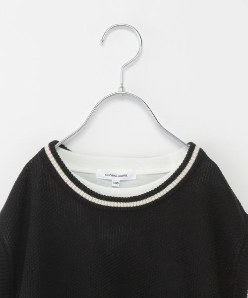GLOBAL WORK(グローバルワーク)の「ラインニットベストセットプルオーバー/162530(ベスト・キッズ・ブラック/グリーン・140cm/110cm/130cm/150cm/120cm/160cm/100cm)」の11枚目の写真