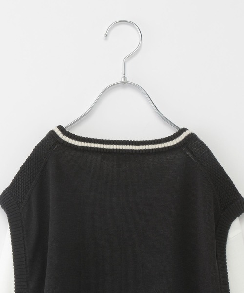 GLOBAL WORK(グローバルワーク)の「ラインニットベストセットプルオーバー/162530(ベスト・キッズ・ブラック/グリーン・140cm/110cm/130cm/150cm/120cm/160cm/100cm)」の13枚目の写真