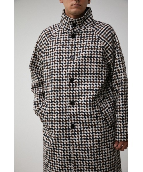 AZUL by moussy（アズールバイマウジー）の「WASHABLE STAND COLLAR COAT/ウォッシャブルスタンドカラーコート（その他アウター・メンズ・ブラック/ベージュ系その他/グレー系その他・MEDIUM/LARGE）」の3枚目の写真