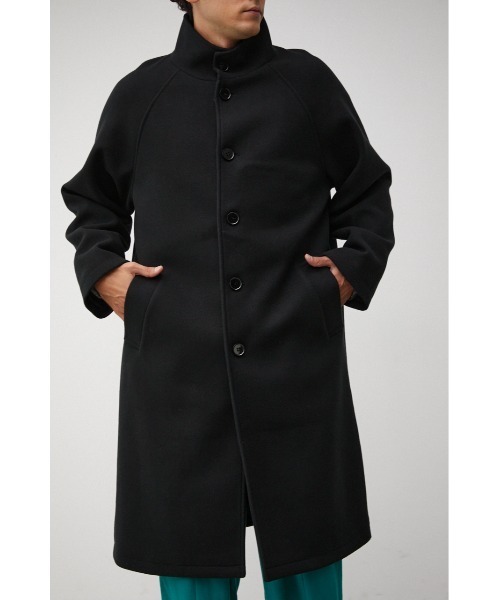 AZUL by moussy（アズールバイマウジー）の「WASHABLE STAND COLLAR COAT/ウォッシャブルスタンドカラーコート（その他アウター・メンズ・ブラック/ベージュ系その他/グレー系その他・MEDIUM/LARGE）」の2枚目の写真