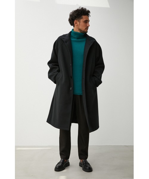 WASHABLE STAND COLLAR COAT/ウォッシャブルスタンドカラーコート