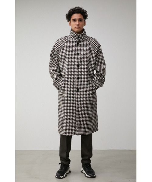 AZUL by moussy（アズールバイマウジー）の「WASHABLE STAND COLLAR COAT/ウォッシャブルスタンドカラーコート（その他アウター・メンズ・ブラック/ベージュ系その他/グレー系その他・MEDIUM/LARGE）」の8枚目の写真