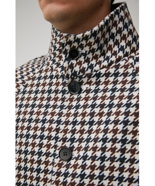 AZUL by moussy（アズールバイマウジー）の「WASHABLE STAND COLLAR COAT/ウォッシャブルスタンドカラーコート（その他アウター・メンズ・ブラック/ベージュ系その他/グレー系その他・MEDIUM/LARGE）」の12枚目の写真