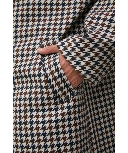 AZUL by moussy（アズールバイマウジー）の「WASHABLE STAND COLLAR COAT/ウォッシャブルスタンドカラーコート（その他アウター・メンズ・ブラック/ベージュ系その他/グレー系その他・MEDIUM/LARGE）」の13枚目の写真