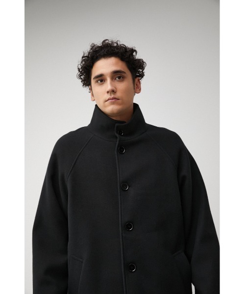 WASHABLE STAND COLLAR COAT/ウォッシャブルスタンドカラーコート