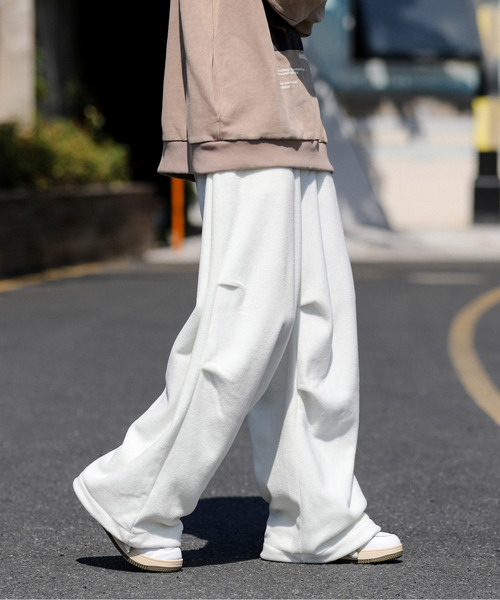 neos（ネオス）の「【neos -addictive design-】ルーズシルエット マイクロフリース カラー バルーン ワイド パンツ（その他パンツ・メンズ・ブラック/ブルー/グリーン/ホワイト/パープル/オレンジ・MEDIUM/LARGE）」の12枚目の写真