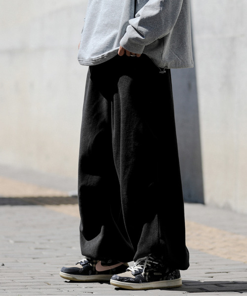 neos（ネオス）の「【neos -addictive design-】ルーズシルエット マイクロフリース カラー バルーン ワイド パンツ（その他パンツ・メンズ・ブラック/ブルー/グリーン/ホワイト/パープル/オレンジ・MEDIUM/LARGE）」の7枚目の写真