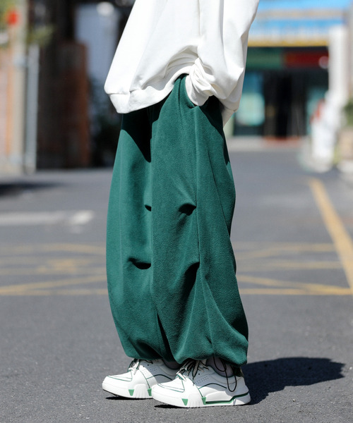 neos（ネオス）の「【neos -addictive design-】ルーズシルエット マイクロフリース カラー バルーン ワイド パンツ（その他パンツ・メンズ・ブラック/ブルー/グリーン/ホワイト/パープル/オレンジ・MEDIUM/LARGE）」の8枚目の写真