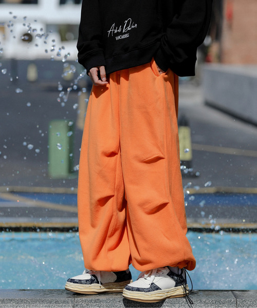 neos（ネオス）の「【neos -addictive design-】ルーズシルエット マイクロフリース カラー バルーン ワイド パンツ（その他パンツ・メンズ・ブラック/ブルー/グリーン/ホワイト/パープル/オレンジ・MEDIUM/LARGE）」の19枚目の写真