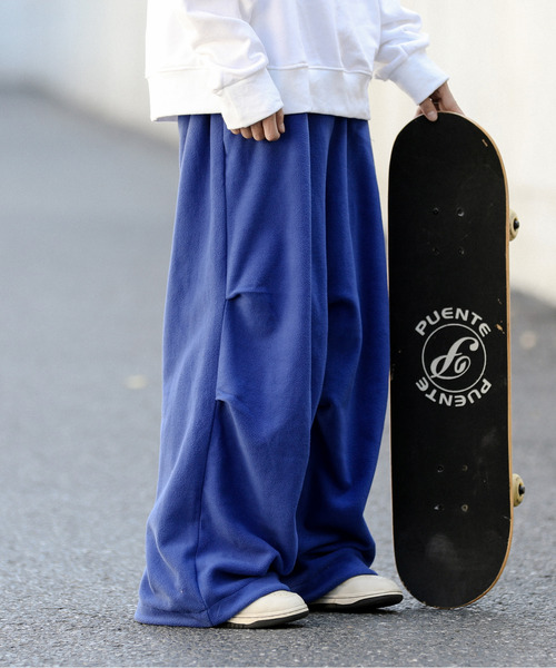 neos（ネオス）の「【neos -addictive design-】ルーズシルエット マイクロフリース カラー バルーン ワイド パンツ（その他パンツ・メンズ・ブラック/ブルー/グリーン/ホワイト/パープル/オレンジ・MEDIUM/LARGE）」の15枚目の写真