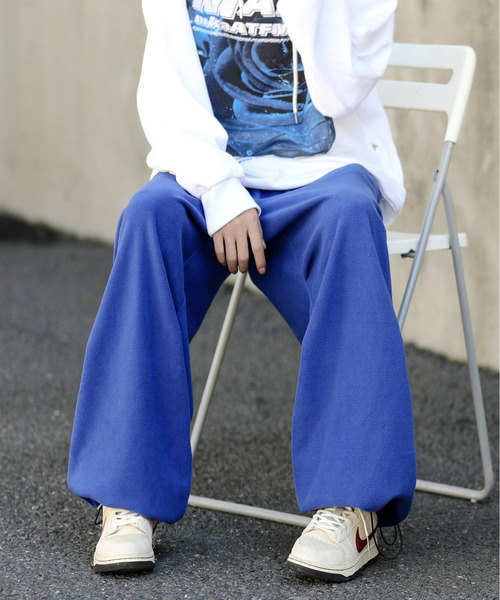 neos（ネオス）の「【neos -addictive design-】ルーズシルエット マイクロフリース カラー バルーン ワイド パンツ（その他パンツ・メンズ・ブラック/ブルー/グリーン/ホワイト/パープル/オレンジ・MEDIUM/LARGE）」の10枚目の写真