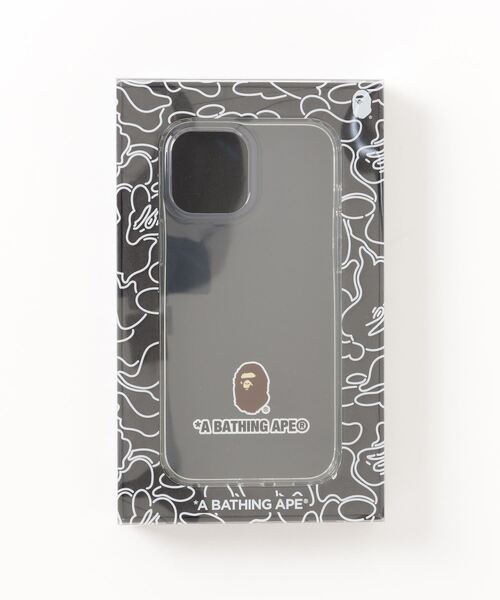 A BATHING APE(アベイシングエイプ)の「A BATHING APE IPHONE 12 PRO MAX CLEAR CASE M(スマホケース/カバー・メンズ・クリア・FREE)」の1枚目の写真