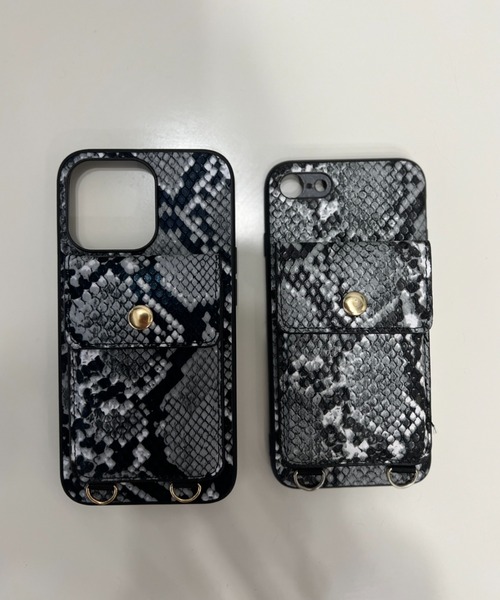 パイソン柄iPhoneケース iPhone16 ケース カバー PUレザー 背面PUレザーケース パイソン