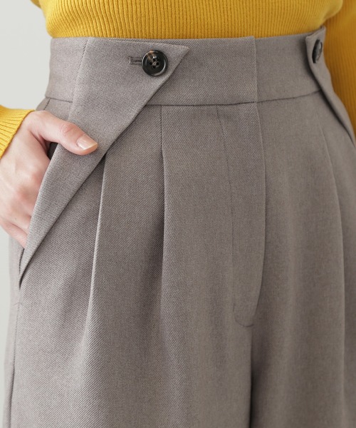 N.（N. Natural Beauty Basic）（エヌエヌナチュラルビューティーベーシック）の「【S Size Line】◆フラップポケットタックパンツ（その他パンツ・レディース・ブルー/ライトグレー・SMALL/MEDIUM）」の5枚目の写真