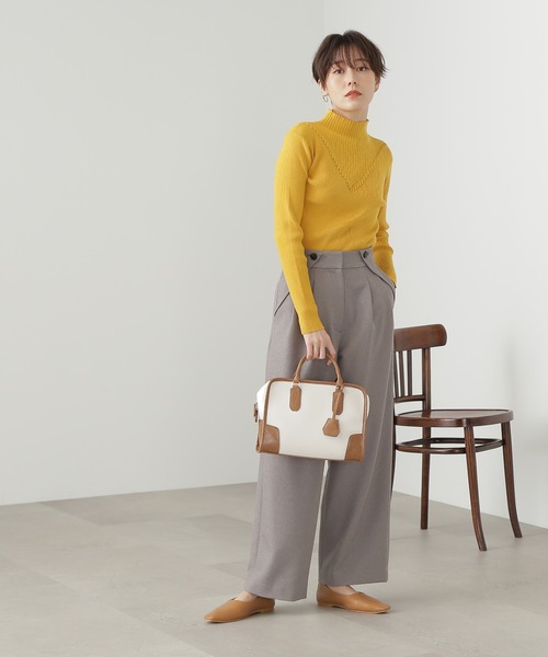 N.（N. Natural Beauty Basic）（エヌエヌナチュラルビューティーベーシック）の「【S Size Line】◆フラップポケットタックパンツ（その他パンツ・レディース・ブルー/ライトグレー・SMALL/MEDIUM）」の7枚目の写真