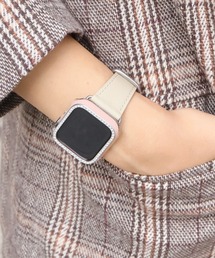 Apple Watch Band / アップルウォッチ バンド くすみカラースリムレザー / Urban Coral