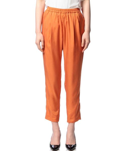 ASTRAET(アストラット)の「ASTRAET(アストラット) シャンブレーギャザーパンツ◆(その他パンツ・レディース・オレンジ/ロイヤルブルー・1/0)」の3枚目の写真