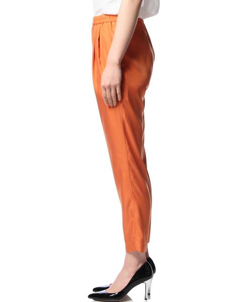 ASTRAET(アストラット)の「ASTRAET(アストラット) シャンブレーギャザーパンツ◆(その他パンツ・レディース・オレンジ/ロイヤルブルー・1/0)」の4枚目の写真
