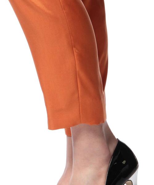 ASTRAET(アストラット)の「ASTRAET(アストラット) シャンブレーギャザーパンツ◆(その他パンツ・レディース・オレンジ/ロイヤルブルー・1/0)」の8枚目の写真