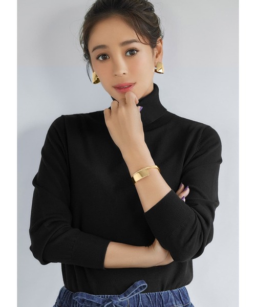 STYLE DELI（スタイルデリ）の「コントラストバングル（バングル/リストバンド・レディース・ゴールド/シルバー・FREE）」の8枚目の写真