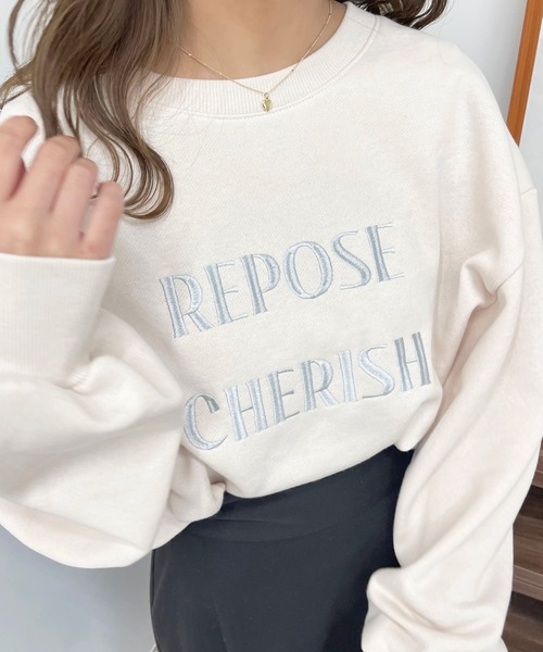 apres jour（アプレジュール）の「アソートデザインスウェット【ZOZOTOWN限定アイテム】（スウェット・レディース・アイボリー/オートミール/マスタード/ネイビー・フリー/X-LARGE）」の2枚目の写真