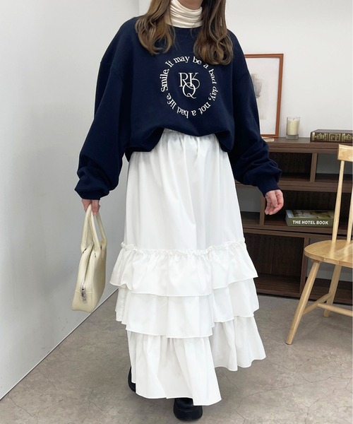 apres jour（アプレジュール）の「アソートデザインスウェット【ZOZOTOWN限定アイテム】（スウェット・レディース・アイボリー/オートミール/マスタード/ネイビー・フリー/X-LARGE）」の7枚目の写真