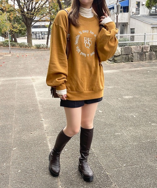 apres jour（アプレジュール）の「アソートデザインスウェット【ZOZOTOWN限定アイテム】（スウェット・レディース・アイボリー/オートミール/マスタード/ネイビー・フリー/X-LARGE）」の17枚目の写真