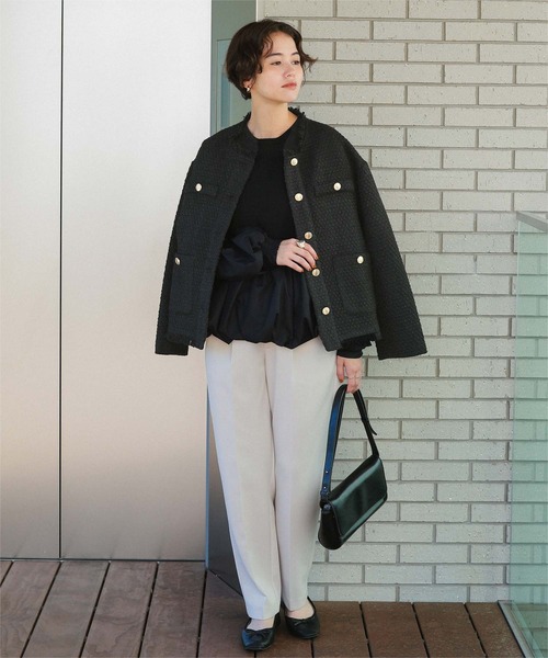 ツイードジャケット（ノーカラージャケット）｜titivate（ティティ