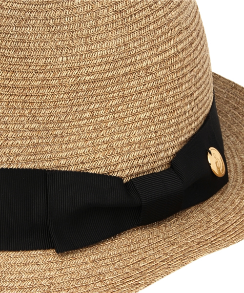 SHIPS for women(シップスフォーウィメン)の「ナカオレハット(ハット・レディース・ホワイト/ナチュラル/キャメル・ONE SIZE)」の5枚目の写真