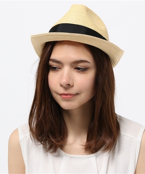 SHIPS for women(シップスフォーウィメン)の「ナカオレハット(ハット・レディース・ホワイト/ナチュラル/キャメル・ONE SIZE)」の9枚目の写真