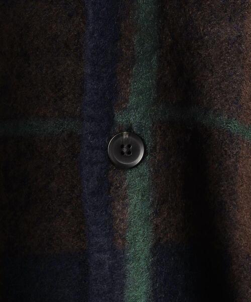 green label relaxing(グリーンレーベルリラクシング)の「チェック ジャカード 起毛 Vネック カーディガン(カーディガン/ボレロ・メンズ・ベージュ/ネイビー・S/M/XL/L)」の12枚目の写真