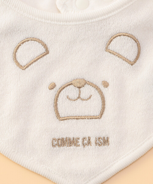 COMME CA ISM（コムサイズム）の「スタイ・タオルハンカチ入りギフトセット（ベビーギフト・キッズ・ネイビー/ベージュ/ピンク/ホワイト・FREE）」の12枚目の写真