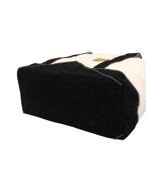 COSSHI(コッシ)の「COSSHI PARAFFIN CANVAS TOTE(トートバッグ・メンズ・ブラック/ネイビー/レッド・FREE)」の7枚目の写真