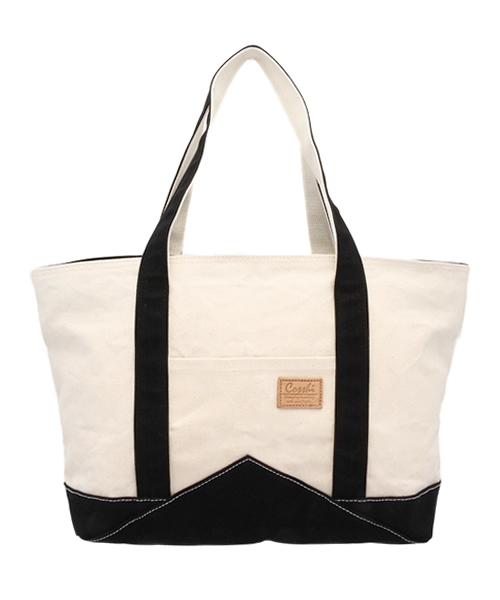 COSSHI(コッシ)の「COSSHI PARAFFIN CANVAS TOTE(トートバッグ・メンズ・ブラック/ネイビー/レッド・FREE)」の13枚目の写真