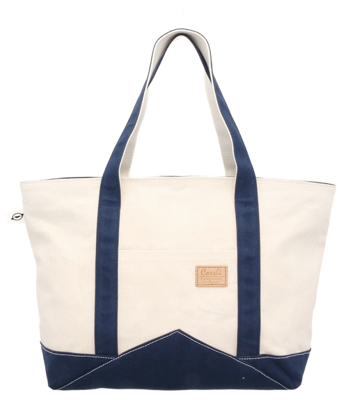 COSSHI(コッシ)の「COSSHI PARAFFIN CANVAS TOTE(トートバッグ・メンズ・ブラック/ネイビー/レッド・FREE)」の15枚目の写真