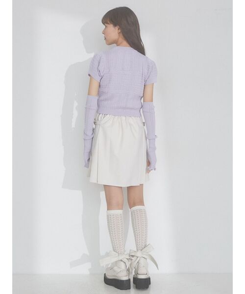 merry jenny（メリージェニー）の「アームウォーマーニット（ニット/セーター・レディース・アイボリー/グリーン/ラベンダー・FREE）」の17枚目の写真