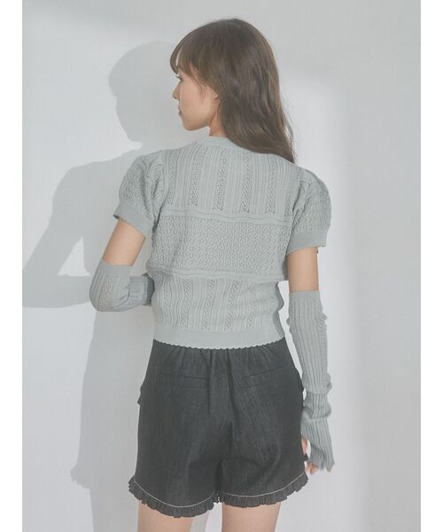 merry jenny（メリージェニー）の「アームウォーマーニット（ニット/セーター・レディース・アイボリー/グリーン/ラベンダー・FREE）」の22枚目の写真