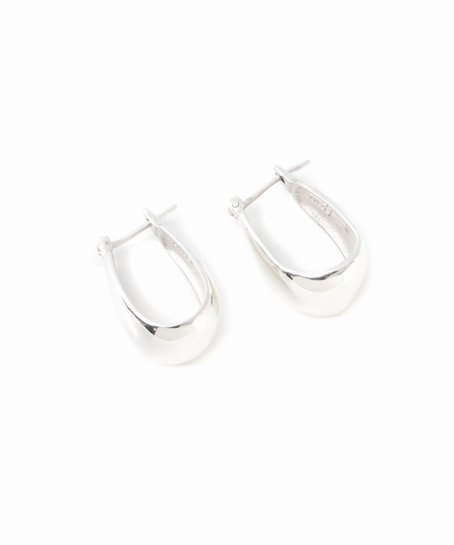Deuxieme Classe（ドゥーズィエムクラス）の「【LAVER/ラバー】EGG HOOP ピアス SILVER（両耳）（ピアス（両耳用）・レディース・シルバー・FREE）」の5枚目の写真