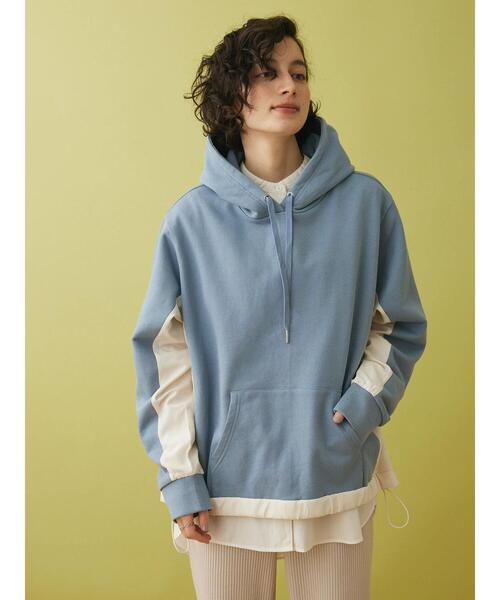 ルコック 異素材 切替 ダウンジャケット フード パーカー ゴルフ