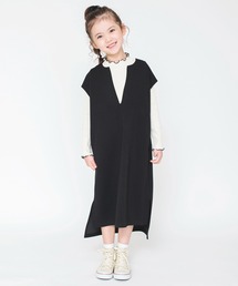 BRANSHES | ＶネックロングＪＳＫ(ジャンパースカート)