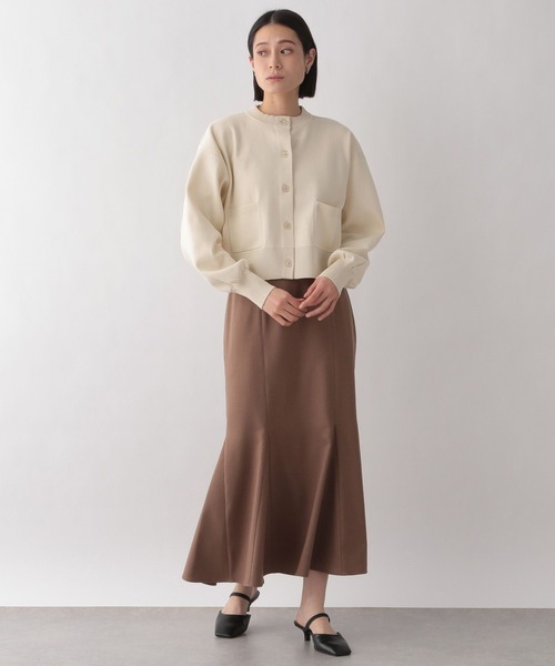 LOWRYS FARM（ローリーズファーム）の「スポンディッシュクルーカーディガン  185899（カーディガン/ボレロ・レディース・イエロー/ホワイト/ピンク/グリーン/ブラック×ホワイト/ホワイト×ブラック/ブルー/ネイビー系/イエロー系その他/ブラック/パープル・SHORT/TALL）」の15枚目の写真